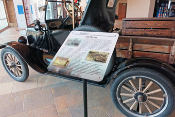 The interior displays feature an actual Model T, a tribute to the old Bankhead Highway where these vehicles once drove on